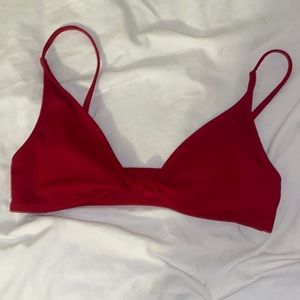 Pacsun red bikini top XS